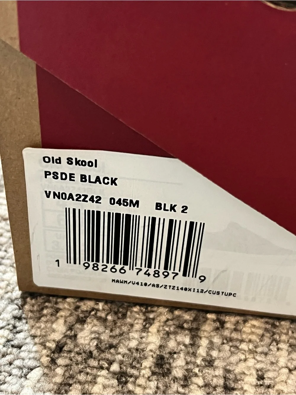VANS Old Skool SNEAKERS SIZE 6 WOMEN'S / 4.5 MEN'S